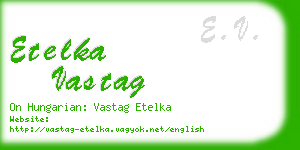 etelka vastag business card